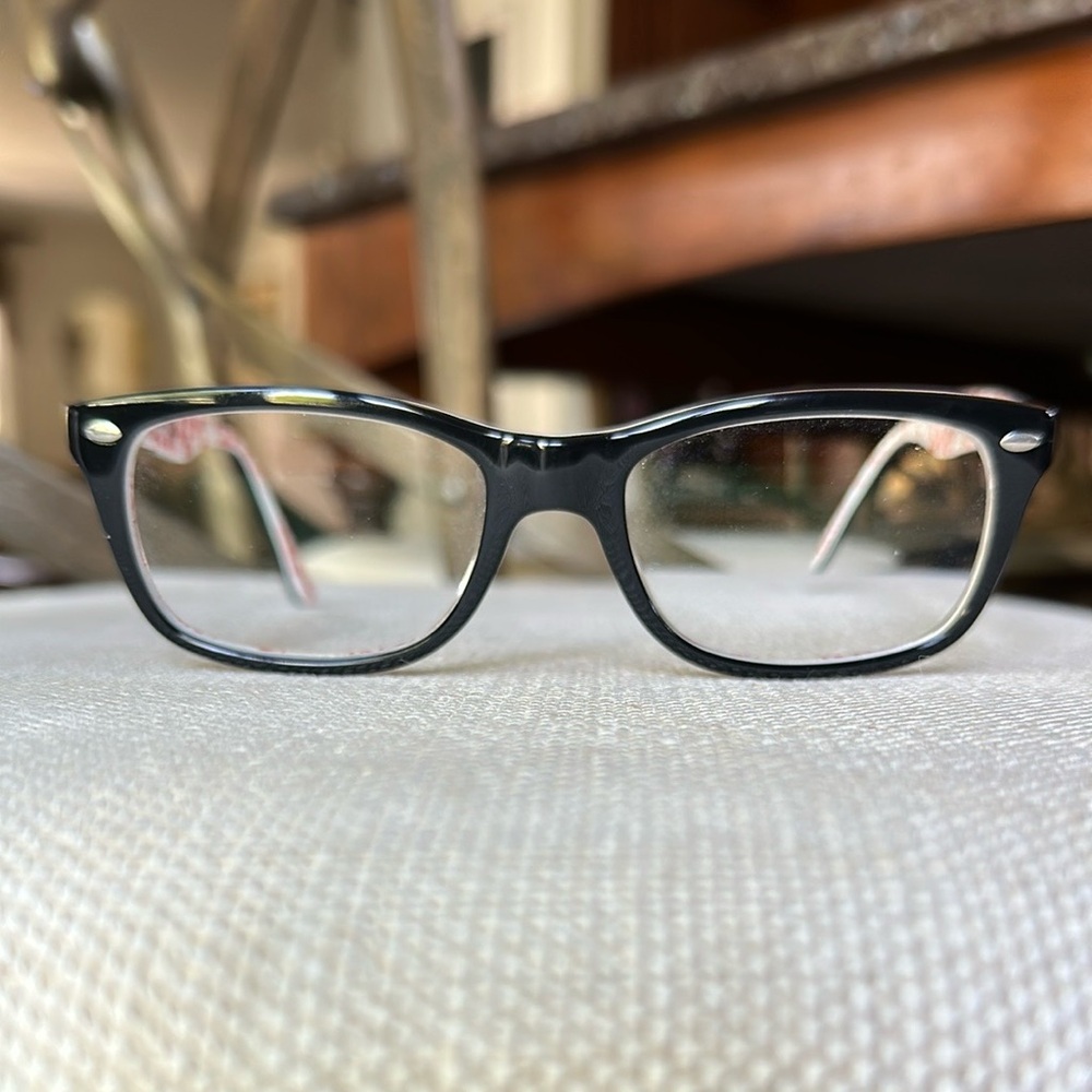 Black and Red Ray Ban Glasses Frame